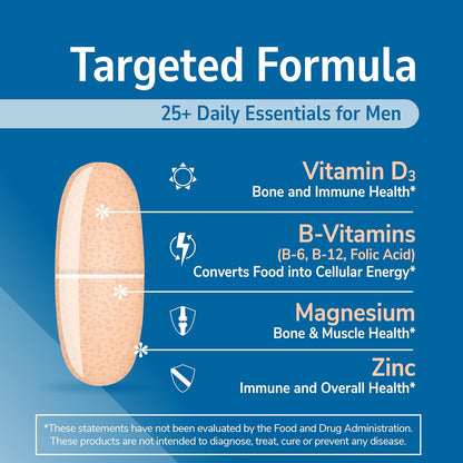 21st Century Sentry Men Multivitamin, 120 – Una tableta al día: fácil de integrar en la rutina diaria. – Image 3