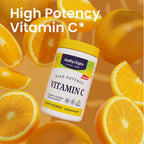 Healthy Origins Vitamina C en Polvo 1.000 mg (Sin OMG, Alta Potencia, Apoyo Inmunológico, Vegano) 454 g
