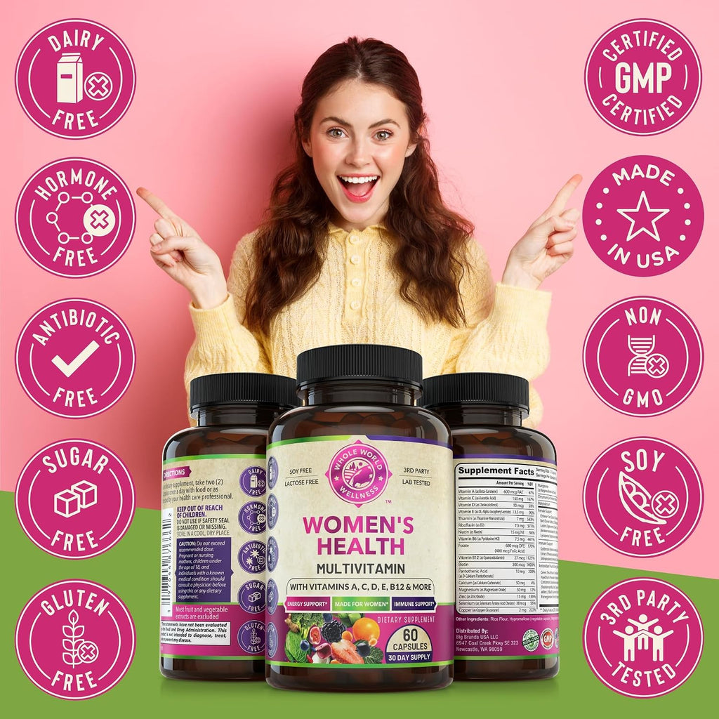 Multivitamínico y Multimineral Diario para Mujeres – WHOLE WORLD WELLNESS