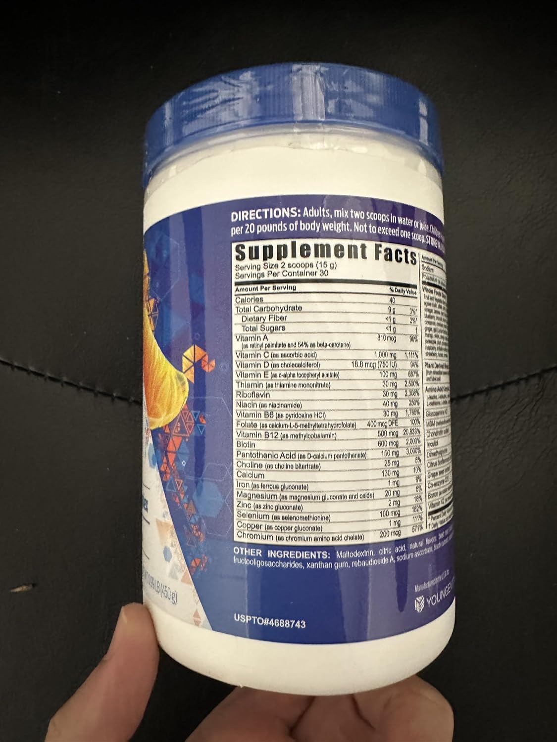 Youngevity Beyond Tangy Tangerine Original Formula - Complejo Multivitamínico y Mineral - Pack de 6