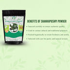 Ayurvedashree Shankhpushpi Powder 50g | Convolvulus Pluricaulis | Vegano | Sin Gluten