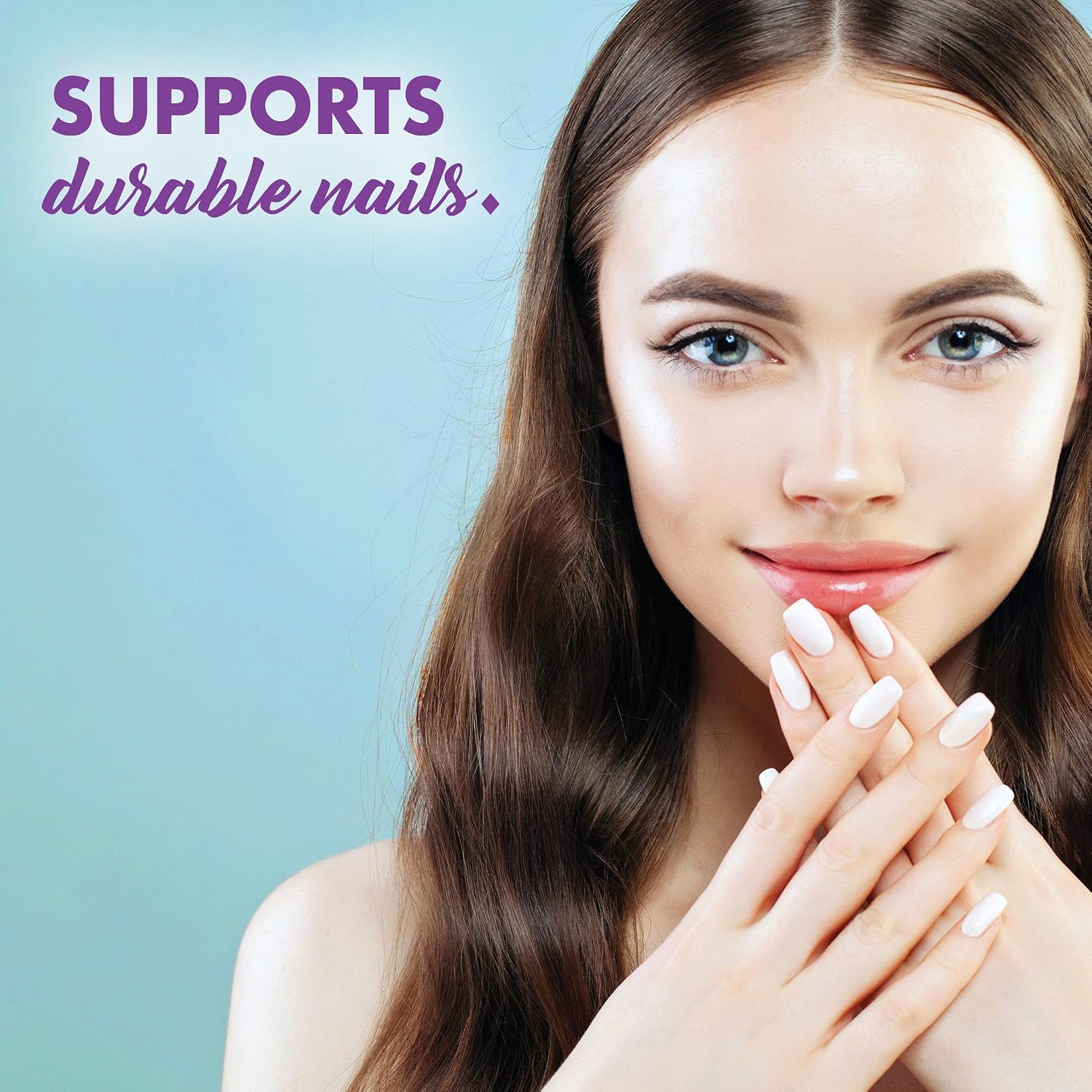 Bluebonnet Biotin 5000 mcg – Apoyo para el Cabello y las Uñas, 60 Cápsulas Vegetales