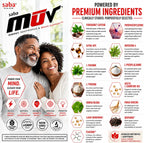 Saba MUV Nootrópico, 60 Cápsulas - Memoria, Enfoque y Energía