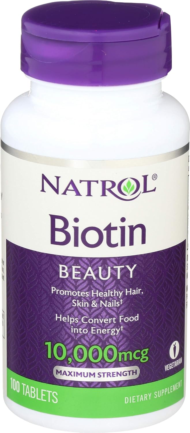 Natrol Biotina 10.000 mcg 100 Comprimidos