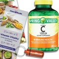 Choice Bundle Spring Valley Vitamina C 1000 mg con Escaramujo, 250 comprimidos + Guía y Pastillero
