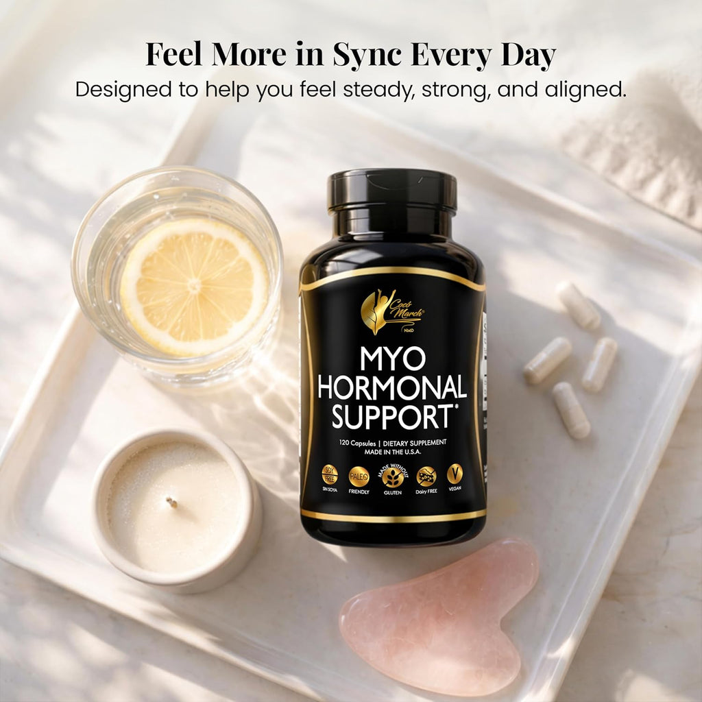 Cocó March N.M.D Myo-Inositol Apoyo Hormonal para Mujeres – 120 Cápsulas Veganas
