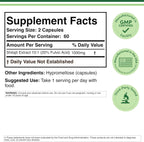 Shilajit Puro del Himalaya Cápsulas - 1000mg con 20% Ácido Fúlvico - 120 Cápsulas - Double Wood