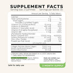 Wellneum Gominolas de Biotina 12000mcg con Colágeno, Keratina y Retinol - Sin Azúcar, 120 Gominolas (2 Envases)