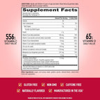 Airborne Kids Immune Support Gummies, Sabor Frutas Variadas, 42 unidades - 500 mg de Vitamina C + Vitaminas A, D, E + Zinc, Selenio, Manganeso | Mezcla de Hierbas | Sabor Natural