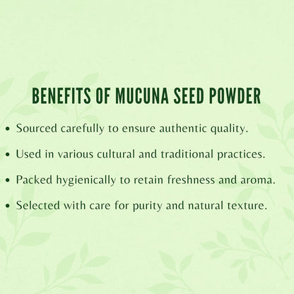 AYURVEDASHREE Mucuna Seed Powder 200g | Kapikacchu | Kaunch Beej – Image 6