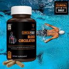 Clinical Daily Suplemento para la Circulación Sanguínea con Butchers Broom, Horse Chestnut, Cayenne, L-arginina y Diosmina - 90 Cápsulas
