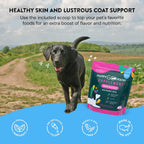 Happy Go Healthy Suplemento para Piel y Pelaje de Perros con Probióticos y Omega 3