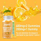 Gominolas de Vitamina B2 (Riboflavina) 400mg - 120 Unidades - Vegano, Sin OGM