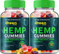 Green Acre Hemp Gummies - Complemento Alimenticio con Extracto de Semilla de Cáñamo, 120 Gomitas (2 Paquetes)