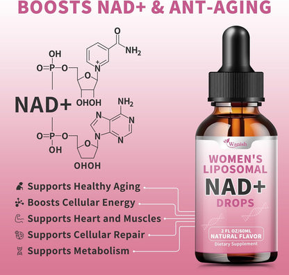 Wanish NAD Liposomal 500 mg – Nicotinamida – La reducción del cansancio y la fatiga. – Image 5