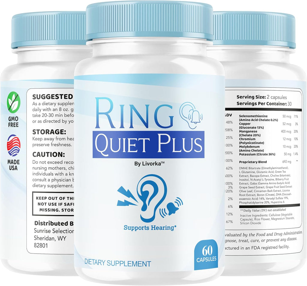 Ring Quiet Plus - 300 Cápsulas (5 Meses)