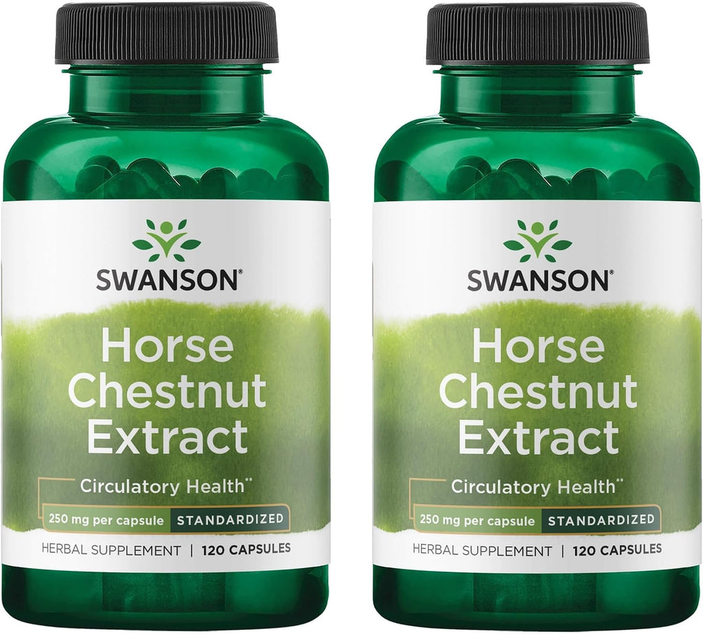 Swanson Horse Chestnut 2% Aescin (Standardized) 250 Miligramos 120 Cápsulas
