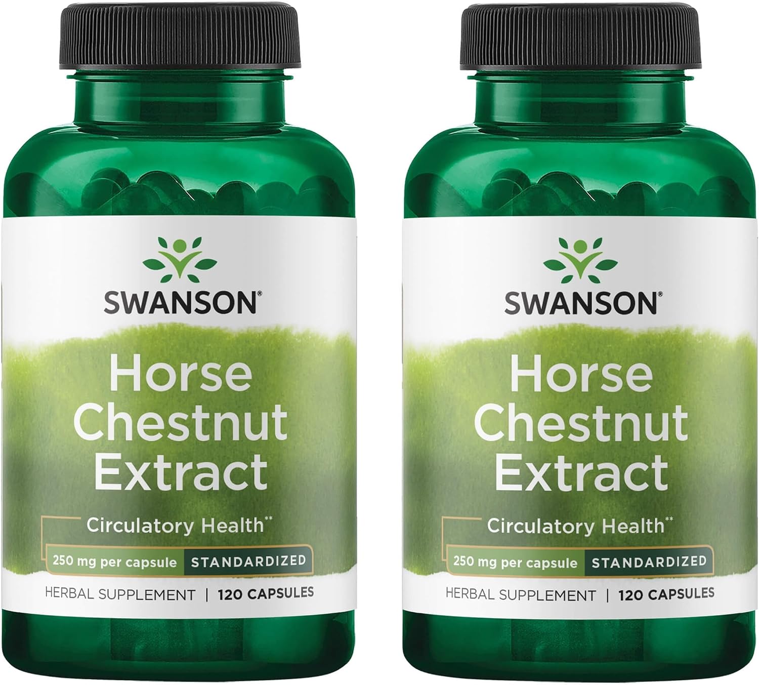 Swanson Horse Chestnut 2% Aescin (Standardized) 250 Miligramos 120 Cápsulas