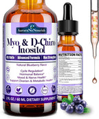 AuraraNeNourish Myo-Inositol & D-Chiro Inositol 40:1 Suplemento Líquido para Mujer
