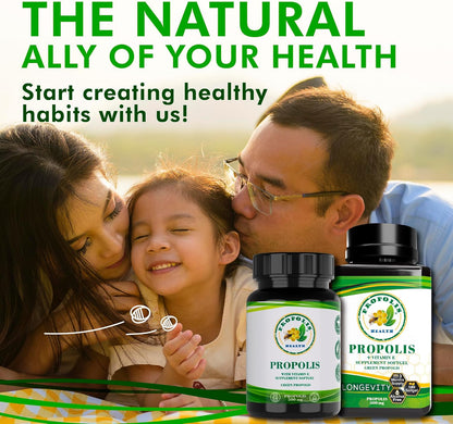 Propolis Health Cápsulas de Propóleo con Vitamina E 1000mg (100 Cápsulas) – Image 9