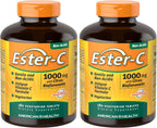 Ester-Vitamina C con Bioflavonoides Cítricos - 1000 mg, 180 comprimidos veganos