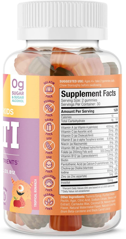 SUKU Gominolas Multivitamínicas para Niños - – Apoyo al desarrollo cognitivo: El folato y las vitaminas del grupo – Image 2