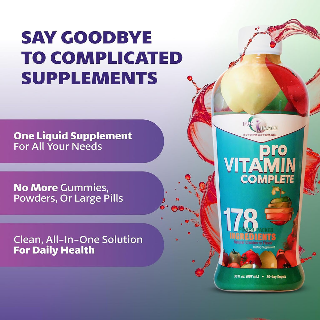 Pro Vitamin Complete Multivitamínico Líquido - Pack de 6 Botellas de 887 ml