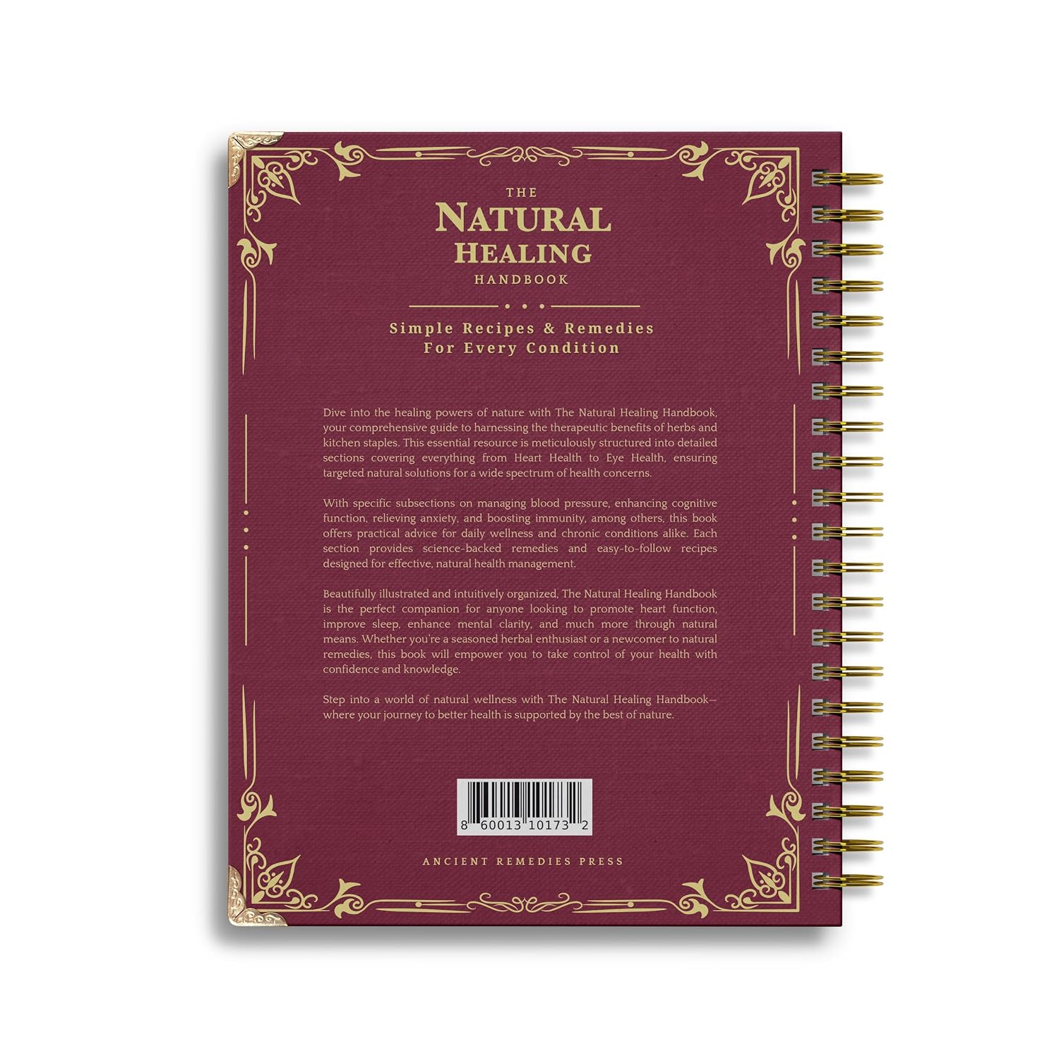 The Natural Healing Handbook: Guía de remedios herbales y recetas naturales