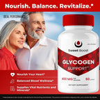 Sweet Boost Cápsulas, Suplemento de Apoyo al Glucógeno, Fórmula Máxima Fuerza (60 Cápsulas)