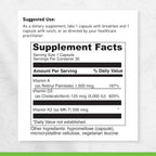 DAVINCI Labs ADK - Suplemento con Vitaminas A, D3 y K2 (MK-7) - 30 Cápsulas Vegetarianas