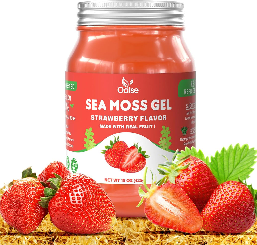 OALSE Gel de Musgo Marino Irlandés Silvestre - 425 g (Fresa)