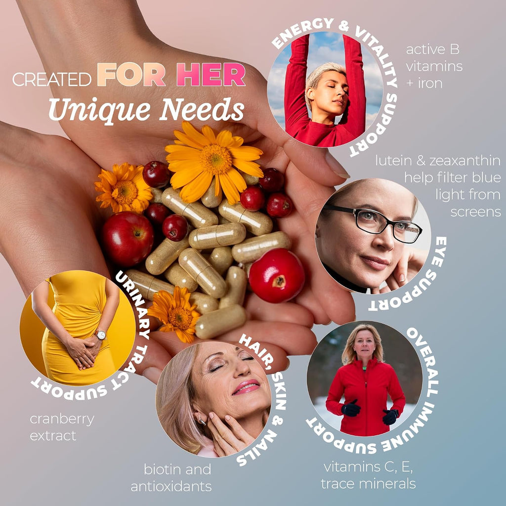 LIVEGOOD Bio-Active Complete Multivitamínico para Mujeres con Hierro