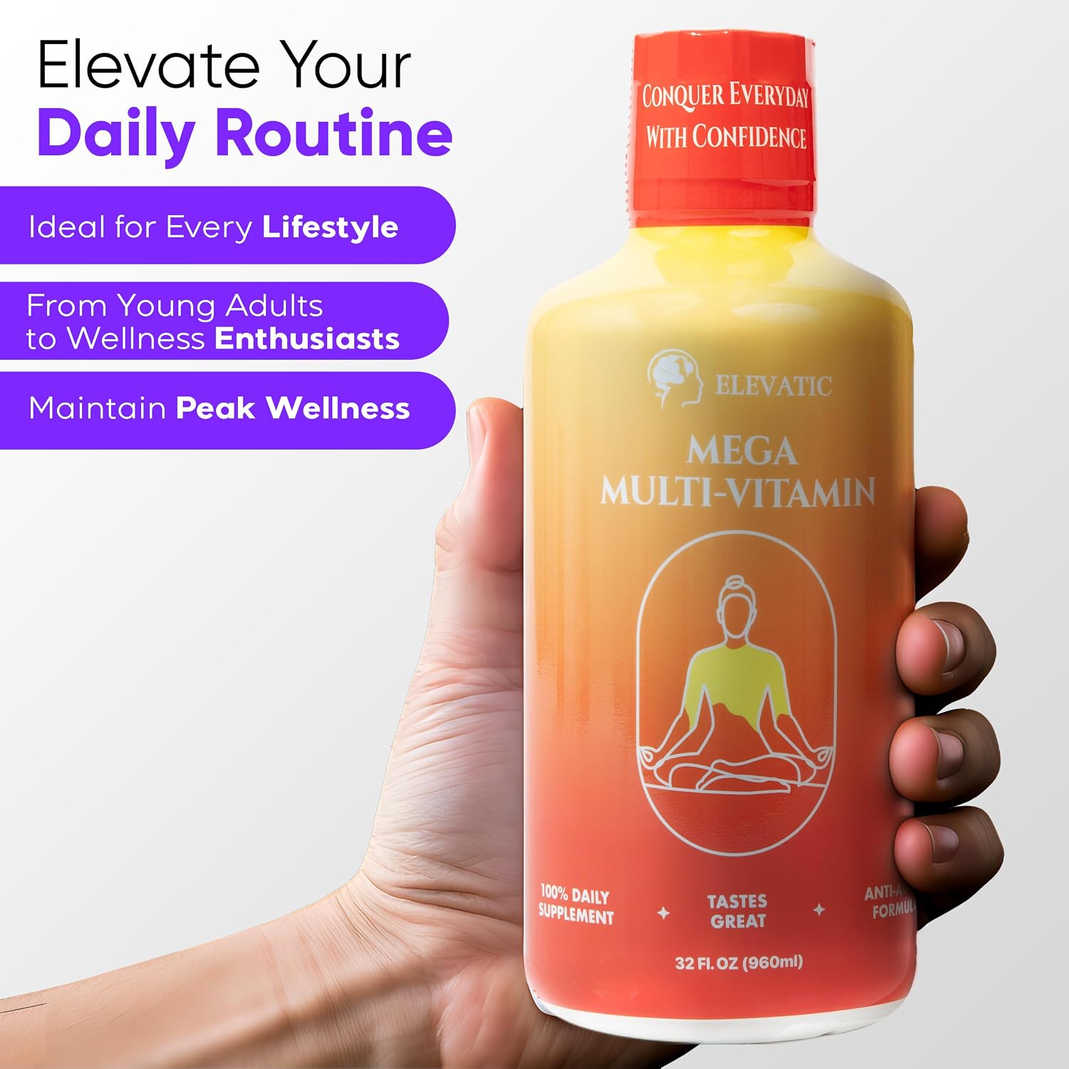 Elevatic Mega Multivitamínico Líquido - 960 ml