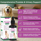 Ourea Gotas Prostáticas para Perros - Suplemento Herbal Líquido