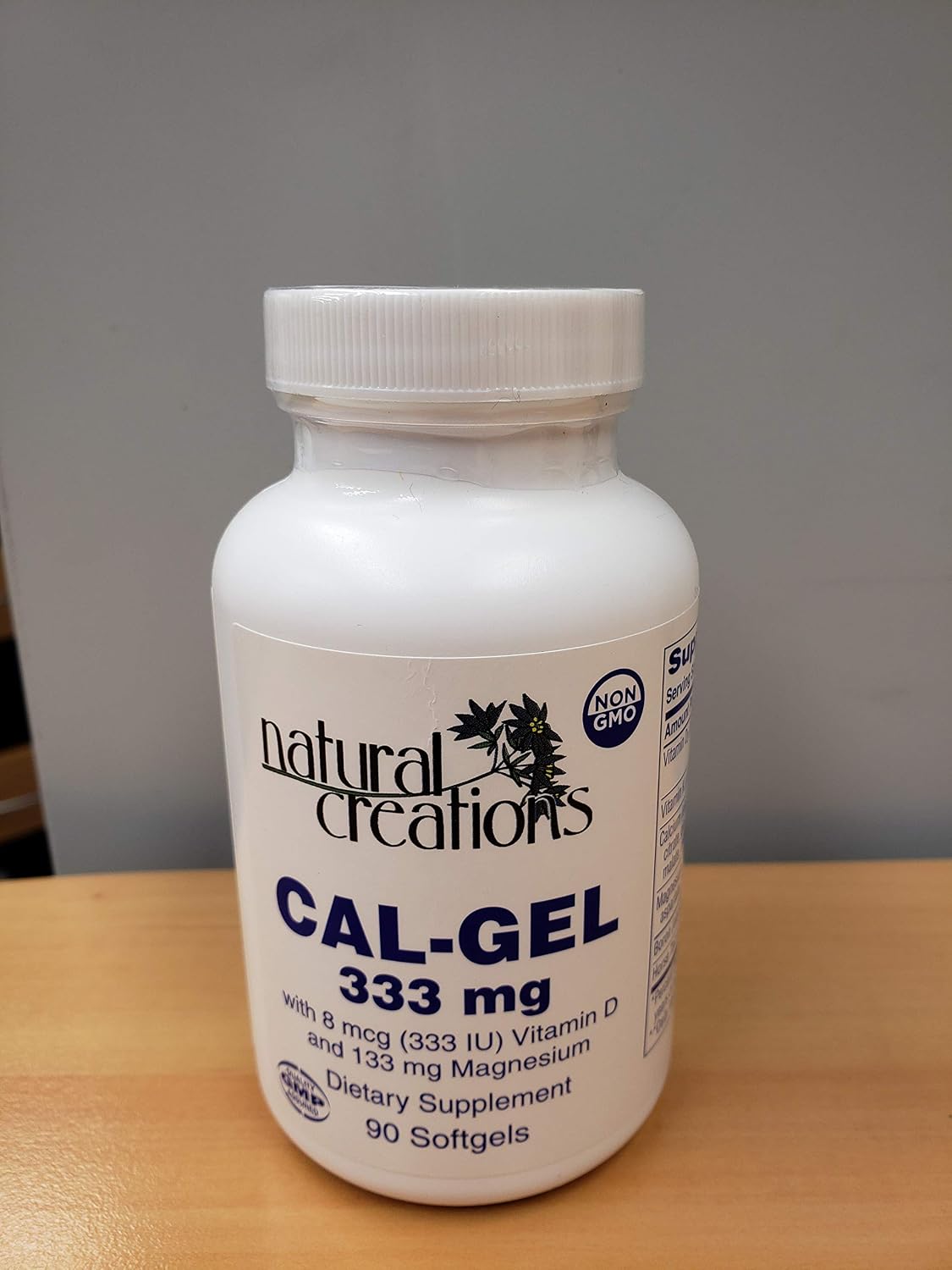 Cal Gel 333mg Calcio con Vitamina D3 y Magnesio - 100 Cápsulas