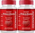 Heart Freedom Capsules - Suplemento de Apoyo Circulatorio y Energía - 2 Envases