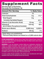 PINK Hair Skin Nails Gummies con 2.500 mcg de Biotina, 60 Gominolas