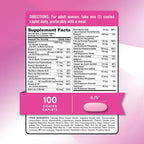 Nature's Truth Multivitamínico para Mujeres con Hierro | 100 Comprimidos | Sin OGM y Sin Gluten