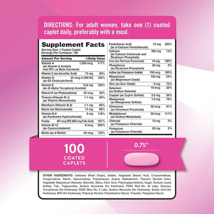 Nature's Truth Multivitamínico para Mujeres – Fórmula completa: Proporciona una combinación de vitaminas y – Image 2