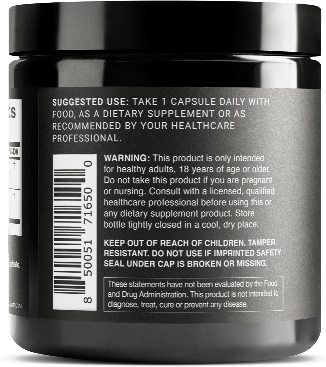 Tongkat Ali Fadogia Agrestis - Ultra High Potency 200:1 Tongkat Ali & 30:1 Fadogia Agrestis - 2% Eurycomanone - Third-Party Lab Tested - 120 Capsules