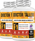 Doctor Taller Kids de NuBest - Multivitamínico y Multimineral para Niños de 2 a 9 Años, 180 Comprimidos Veganos Sabor Uva