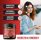 9in1 Clove Supplement Rich in Vitamins & Minerals for Digestive, Immune System, Bone & Heart Health with Cinnamon, Turmeric, Ginger, Cardamom, Garlic, Wormwood, Black Walnut - 60 Capsules - 30 Days