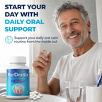 PurDentix Probiótico Oral – Fórmula de 4 Cepas para Encías y Dientes Saludables – 180 Comprimidos Masticables