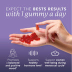Bears with Benefits – Gominolas de Apoyo para el Síndrome Premenstrual (PMS) con Vitamina B6 y Melisa, 30 unidades