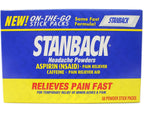 Polvos para el Dolor de Cabeza Stanback, 50 sobres - Aspirina y Cafeína