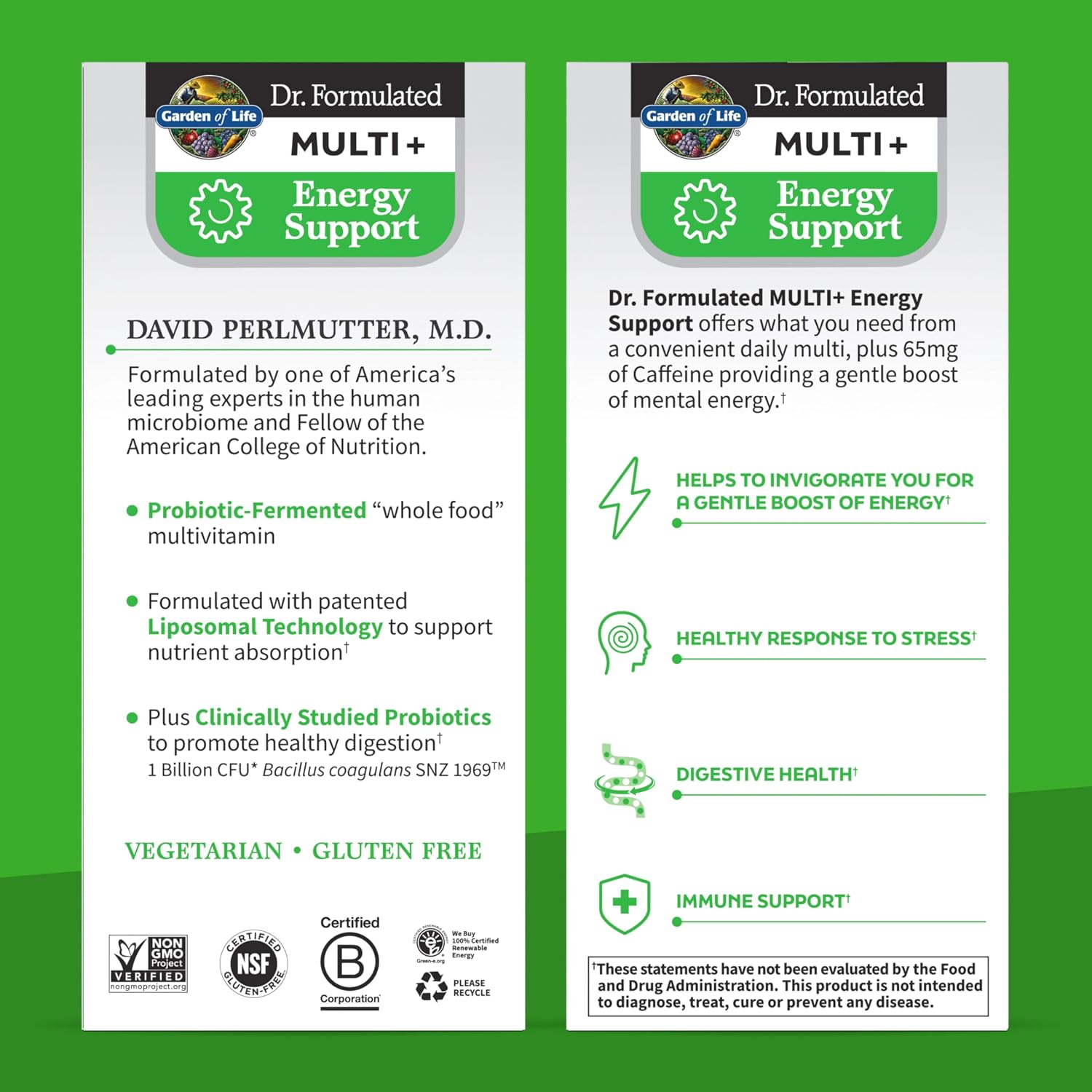 Garden of Life Multivitamínico Liposomal Energy - 30 Cápsulas