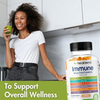 healblend Multivitamin Bear Gummies para Adultos | Vitaminas C, D3, B6, B12, Hierro, Zinc