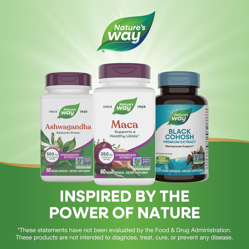 Nature's Way Maca Estandarizada - 60 Cápsulas Veganas
