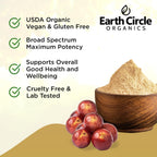 Earth Circle Organics Camu Camu en Polvo – Superalimento Orgánico con Vitamina C Natural y Antioxidantes – Vegano, Kosher, No OGM – 85 g (Pack de 3)