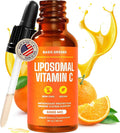 BASIC GREENS Vitamina C Liposomal Líquida 6000mg – Alta Absorción – Apoyo Inmunitario, Antioxidante y Salud de la Piel – No-GMO, Vegano, Fórmula Suave – 60 ml